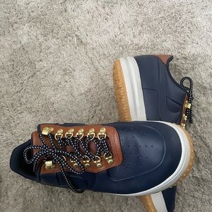Nike Lunar Force 1 Duckboot Low. Size 13 obsidian saddle brown